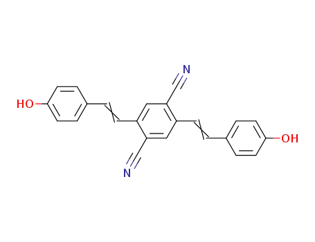 2,5-di-[2-(4-hydroxy-phenyl)ethylene]terephthalonitrile