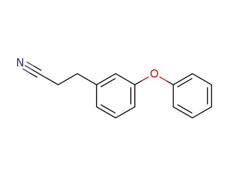 Molecular Structure of 1057676-70-6 (3-(3-phenoxyphenyl)propanenitrile)