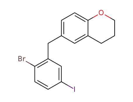 6-(2-bromo-5-iodo-benzyl)-chroman