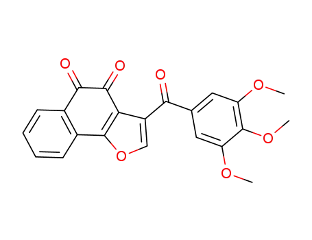 3-(3,4,5-trimethoxy-benzoyl)-naphtho[1,2-b]furan-4,5-dione