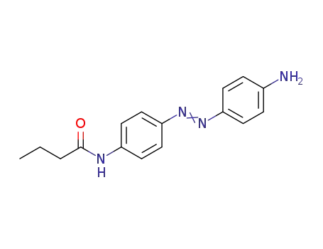 Molecular Structure of 1204416-91-0 (4-butyramido-4'-aminoazobenzene)