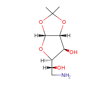Molecular Structure of 24384-87-0 (6-AMINO-6-DEOXY-1,2-O-ISOPROPYLIDENE-ALPHA-D-GLUCOFURANOSE HYDROCHLORIDE)
