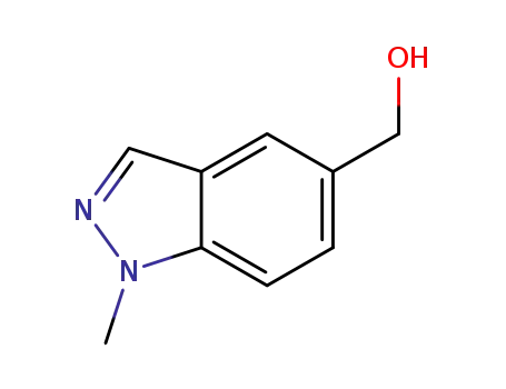 Molecular Structure of 1092961-11-9 (5-Hydroxymethyl-1-methylindazole)