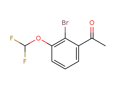 1-[2-bromo-3-(difluoromethoxy)phenyl]ethanone