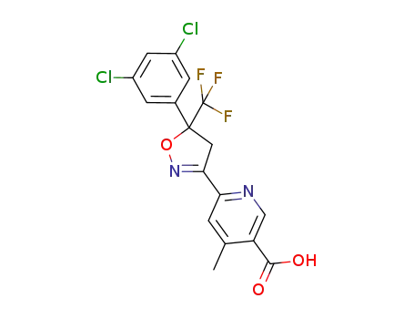 6-[5-(3,5-Dichloro-phenyl)-5-trifluoromethyl-4,5-dihydro-isoxazol-3-yl]-4-methyl-nicotinic acid