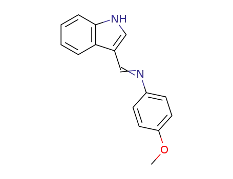 N-((1H-indol-3-yl)methylene)-4-methoxyaniline