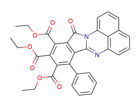 triethyl 12-oxo-8-phenyl-12H-isoindolo[2,1-a]perimidine-9,10,11-tricarboxylate