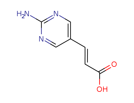 (2E)-3-(2-aminopyrimidin-5-yl)acrylic acid(SALTDATA: FREE)