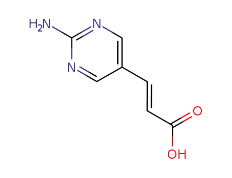 (2E)-3-(2-Aminopyrimidin-5-YL)acrylic acid