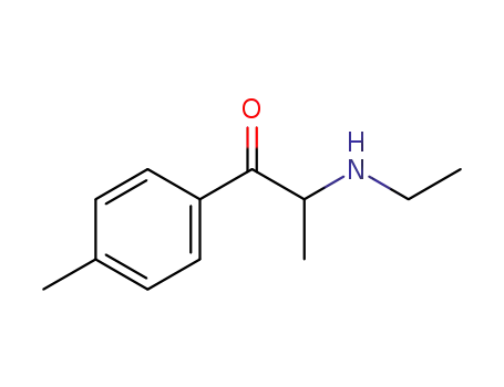 Molecular Structure of 1225617-18-4 ((RS)-2-ethylamino-1-(4-methylphenyl)propan-1-one)