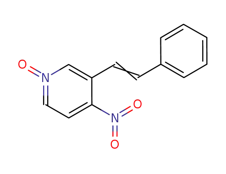 Molecular Structure of 54629-90-2 (4-nitro-1-oxido-3-(2-phenylethenyl)pyridine)