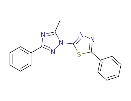 2-(5-methyl-3-phenyl-1H-[1,2,4]triazol-1-yl)-5-phenyl-1,3,4-thiadiazole