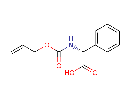 Benzeneacetic acid, a-[[(2-propenyloxy)carbonyl]amino]-, (R)-