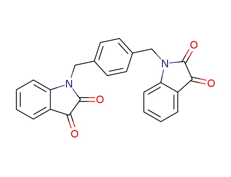 1-{4-[(2,3-dioxo-2,3-dihydro-1H-indol-1-yl)methyl]benzyl}-1H-indole-2,3-dione