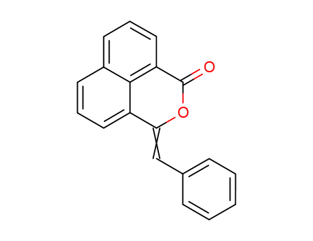 3-phenylmethylene-1H,3H-naphtho-[1,8-c,d]-pyran-1-one