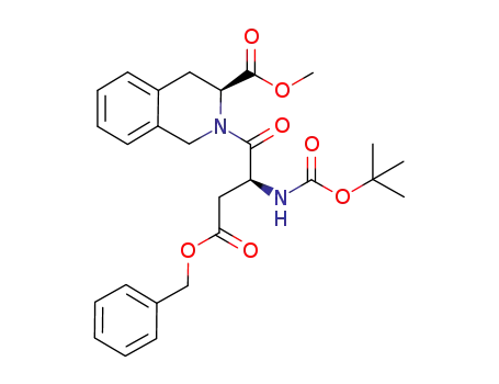 (3S)-N-(O-benzyl-N-Boc-L-aspartyl)-1,2,3,4-tetrahydroisoquinoline-3-carboxylic acid methyl ester