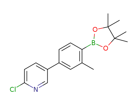 2-[2-methyl-4-(4-chloro-pyridin-3-yl)phenyl]-4,4,5,5-tetramethyl-1,3-dioxaborolane