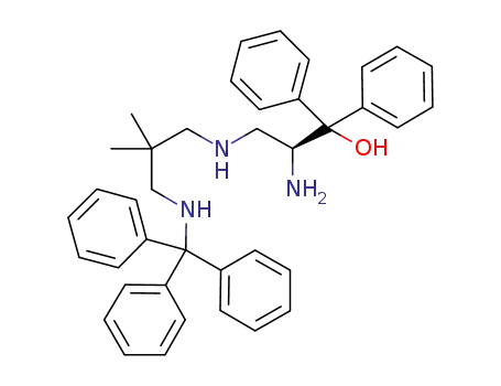 (S)-2-amino-3-[2,2-dimethyl-3-(triphenylmethylamino)propyl]amino-1,1-diphenylpropane-1-ol
