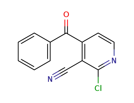 Molecular Structure of 1194341-12-2 (4-benzoyl-2-chloronicotinonitrile)
