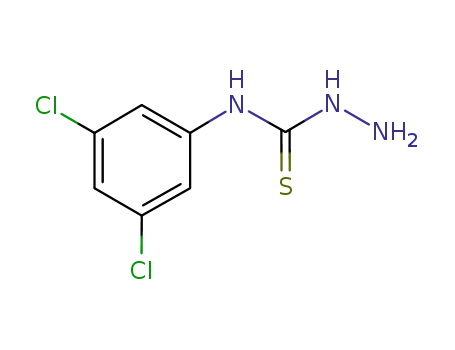 Molecular Structure of 89927-42-4 (Hydrazinecarbothioamide, N-(3,5-dichlorophenyl)-)
