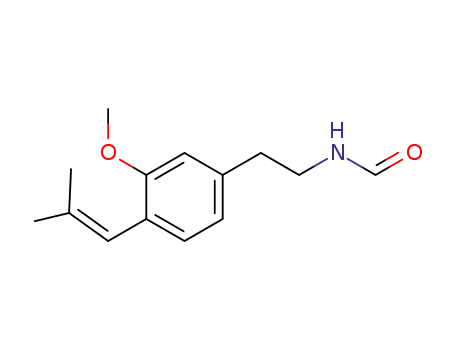 N-{2-[3-methoxy-4-(2-methyl-propenyl)-phenyl]-ethyl}-formamide