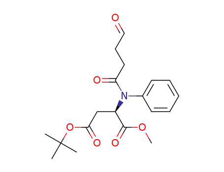 4-tert-butyl 1-methyl 2-(4-oxo-N-phenylbutanamido)succinate