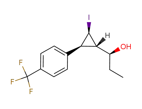 (1S)-1-((1S,3S)-2-iodo-3-(4-(trifluoromethyl)phenyl)cyclopropyl)propan-1-ol