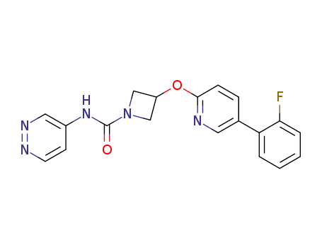 3-[5-(2-fluoro-phenyl)-pyridin-2-yloxy]-azetidine-1-carboxylic acid pyridazin-4-ylamide