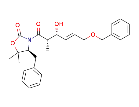(S)-4-benzyl-3-[(2S,3R,E)-6-(benzyloxy)-3-hydroxy-2-methylhex-4-enoyl]-5,5-dimethyloxazolidin-2-one