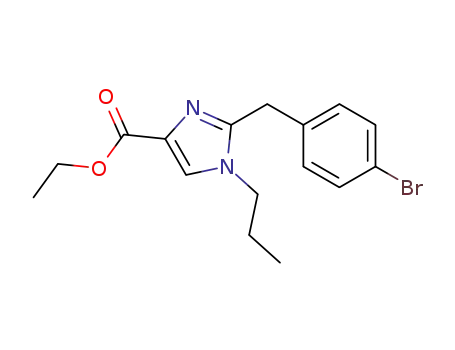 2-(4-bromobenzyl)-1-propyl-1H-imidazole-4-carboxylic acid ethyl ester