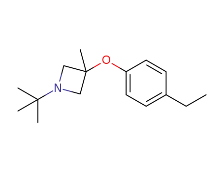 1-t-butyl-3-(4-ethylphenoxy)-3-methylazetidine