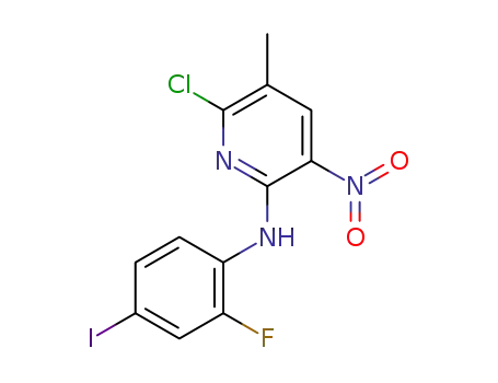 6-chloro-N-(2-fluoro-4-iodophenyl)-5-methyl-3-nitropyridin-2-amine