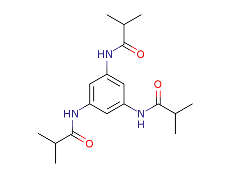 Molecular Structure of 745070-67-1 (1,3,5-tris[2-methylpropionylamino]benzene)