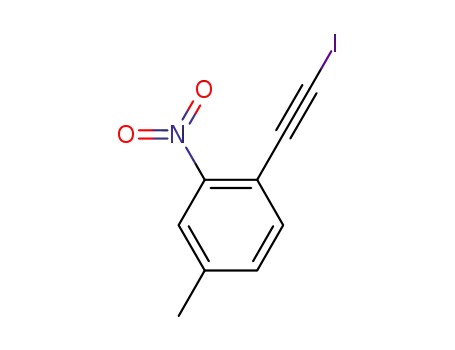 4-methyl-2-nitro-1-[2-iodoethynyl]benzene