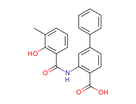 2-(2-hydroxy-3-methylbenzamido)-4-phenylbenzoic acid