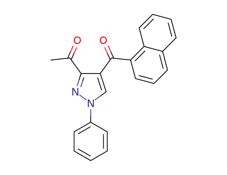 3-acetyl-4-(naphthalene-1-carbonyl)-1-phenyl-1H-pyrazole