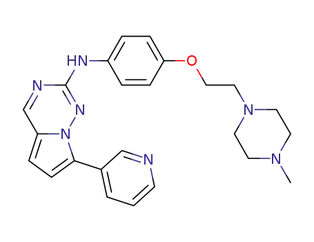 {4-[2-(4-methyl-piperazin-1-yl)-ethoxy]-phenyl}-(7-pyridin-3-yl-pyrrolo[2,1-f][1,2,4]triazin-2-yl)-amine
