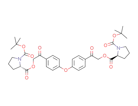 (2S,2'S)-1-tert-butyl '2,2-2,2'-(4,4'-oxybis(4,1-phenylene))bis(2-oxo-ethane-2,1-diyl)dipyrrolidine-1,2-dicarboxylate