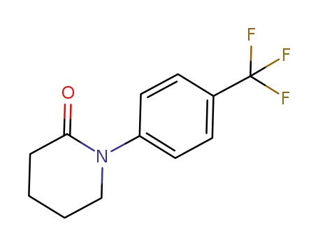 Molecular Structure of 27471-52-9 (1-(4-TRIFLUOROMETHYL-PHENYL)-PIPERIDIN-2-ONE)