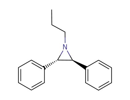 Molecular Structure of 307310-77-6 (TRANS-2 3-DIPHENYL-1-PROPYLAZIRIDINE)