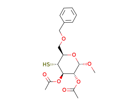 methyl 2,3-di-O-acetyl-6-O-benzyl-4-thio-α-D-glucopyranoside