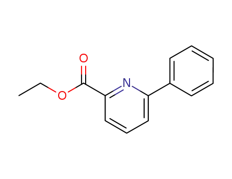 Molecular Structure of 107771-78-8 (6-Phenylpyridine-2-carboxylic acid ethyl ester)