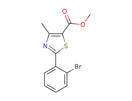 methyl 2-(2-bromophenyl)-4-methylthiazole-5-carboxylate