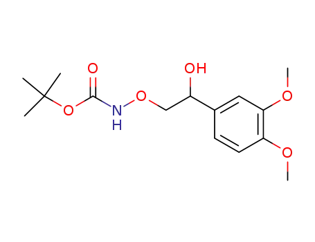Carbamic acid, [2-(3,4-dimethoxyphenyl)-2-hydroxyethoxy]-,
1,1-dimethylethyl ester
