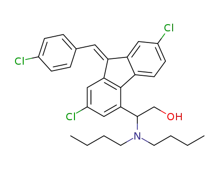 (RS,Z)-2-dibutylamino-2-[2,7-dichloro-9-(4-chlorobenzylidene)-9H-fluoren-4-yl]ethanol