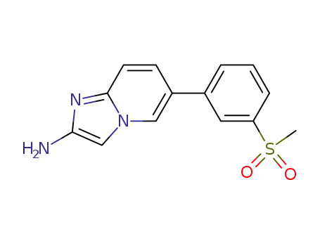 6-[3-(methylsulfonyl)phenyl]imidazo[1,2-a]pyridin-2-amine