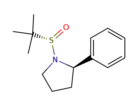 (R)-1-((S)-2-methyl-propane-2-sulfinyl)-2-phenyl-pyrrolidine