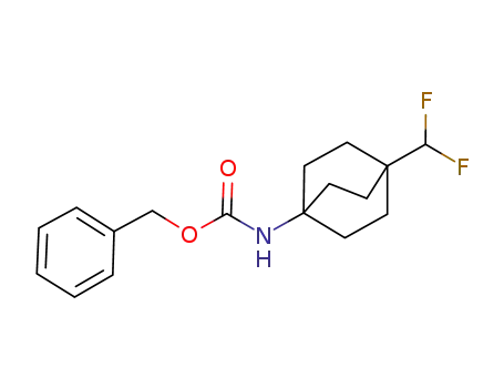 benzyl (4-(difluoromethyl)bicycio[2.2,2]octan-1-yl)carbamate