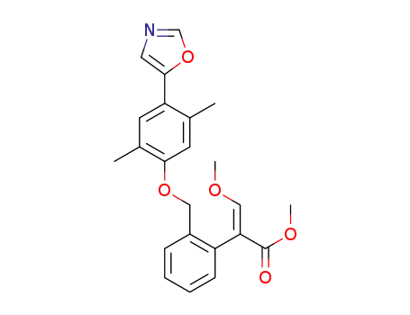 (E)-methyl 3-methoxy-2-(2-((2,5-dimethyl-4-(oxazol-5-yl)phenoxy)methyl)-phenyl)acrylate