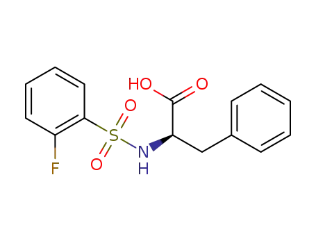 2-[[(2-플루오로페닐)설포닐]아미노]-3-페닐프로판산